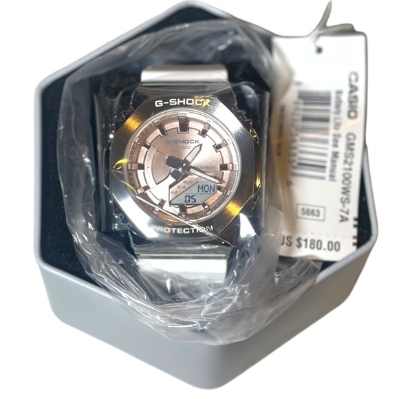 G-shock WOMEN GMS2100WS7A | BRAND NEW, in box. - Picture 7 of 8